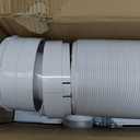 VIVOSUN Window Duct Kit, Portable AC Window Seal Kit with 5.9" Diameter 59" Length Hose, Fit with 4"/6" Ducting for Sliding Window, Adjustable AC Vent Kit for Duct Fans, Air Conditioner, Dryer