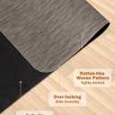 Blvornl Office Chair Mat for Hardwood Floor, 47.2"*60" Desk Computer Chair Mat for Hard Wood, Large Anti-Slip Hard Floor Protector Rolling Chair Mat, PVC Mat Desk Rug for Office and Home Dark Brown