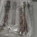 MaxSmeo Side Table, 3-Tier Small End Table, Modern Oval Night Stand Accent Table for Living Room, Bedroom, Rustic Brown,  Oval-Side Table Size: 11.8''D x 15.7''W x 22.4''H