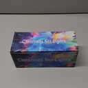 LJLNION Valentines Net Lights, 360 LED 12ft x 5ft Connectable Mesh Fairy String Lights, 8 Lighting Mode, Low Voltage Adaptor for Christmas Trees Bush Wedding Outdoor Holiday Garden Decorations, Red