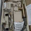 Delta Antoni Pro Style Commercial Kitchen Faucet with Pull Down Sprayer, Single Hole Brushed Gold Kitchen Sink Faucet, Single Handle, Champagne Bronze 18803-CZ-DST