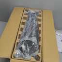 52 Inch ETL Listed Quiet DC Motor High CFM Ceiling Fans with Lights Remote Control, Indoor Outdoor 3 Blade Black Gold Smart Modern Ceiling Fan for Bedroom Living Room, 6 Speed, Timer