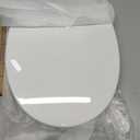 TOTO SoftCloseSlow Close Round Toilet Seat and Lid,Cotton White - SS113#01