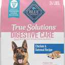 Blue Buffalo True Solutions Digestive Care Natural Dry Dog Food for Adult Dogs, Chicken, 24-lb. Bag (24 Pound (Pack of 1)) Best By 04/07/2027