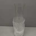 WGVI Hurricane Candle Holder Sleeve, Wide 4", Height 18", 2 Pieces, Clear Glass Cylinder Open Both Ends, Chimney Shade Tube (HST0418_2pc)