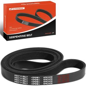 A-Premium Engine Serpentine Drive Belt Compatible with Chevy, GMC, Ford, Audi, Mercury, Olds, Isuzu & Land Rover Cars - Silverado, Tahoe, Express, Sierra, Yukon, Savana, Mustang, Taurus, LR4 & More