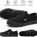 Hash Bubbie Women's Slip on Shoes Canvas Shoes Non Slip Fashion Sneakers for Women Low Top Loafers, US 9.5