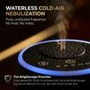 Waterless Scent Machine for Home Luxury Cold Air Nebulizing Diffuser Premium Textured Design with 7-Color LED Optimized for Hotel Collection Fragrance Oils & Essential Oils