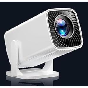 Mini Projector, Portable Projector 4K & Full HD 1080P Support, 270° Rotation Outdoor Projector, Movie Projector Compatible with Smartphone, TV Stick, Laptop, PS4, HDMI, USB (No WiFi or Bluetooth)