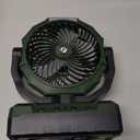 FRIZCOL 3-in-1 Camping Fan - Portable Fans Rechargeable - 24000mAh Battery Powered Fan with Light & Remote for Indoor, Outdoor, Tent, Travel, Fishing, Jobsite, Gifts for Men Dad Him - Green