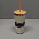 Hydro Flask Kids 12 Oz Tumbler with Lid and Straw for School - Insulated Stainless Steel in Coconut Cream