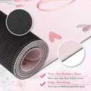 HAOCOO Pink Coquette Desk Mat, Cute Large Mouse Pad for Keyboard, Non-Slip Waterproof Desk Pad, Office Desktop Mat with Stitched Edges, Desk Decor for Women Office Aesthetics