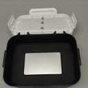 EAST OAK Heated Lunch Box Battery Powered with Automatic Heating, Cordless Heatable Lunchbox for Adults, 1.3L Portable Food Warmer with Insulated Carry Bag