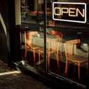 ATOLS 16" x 9" Open Neon Signs, Battery or USB Powered LED Neon Open Sign with USB Plug &13.1 Extension Cord for Business Window, Open Sign Led for Bars, Stores, Coffee Shop, Hotel, Restaurant,Salon
