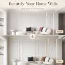 Accent Peel and Stick Wall Molding Kit Frame Pre Cut Moulding Panels, 50"x40"x20"