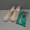 Women's Orthopedic Leather Dress Walking Shoes: Breathable Fashion Sneakers for Heel and Foot Pain Relief, Pregnant Plantar Fasciitis Walking Shoes for Metatarsalgia Apricot, Size 9.5