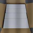 Desk Storage Organizer with 9 Drawers, 4 Tiers Stackable Desktop Craft Storage Drawers, Clear Storage Box Caddy for Stationary Makeup Jewelry Office Craft Supplies (White)