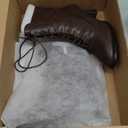 Erocalli Victorian Boots Witch Costume Renaissance Shoes Women Pirate Vintage Boot Witchy Clothes for Women (8, Chocolate)