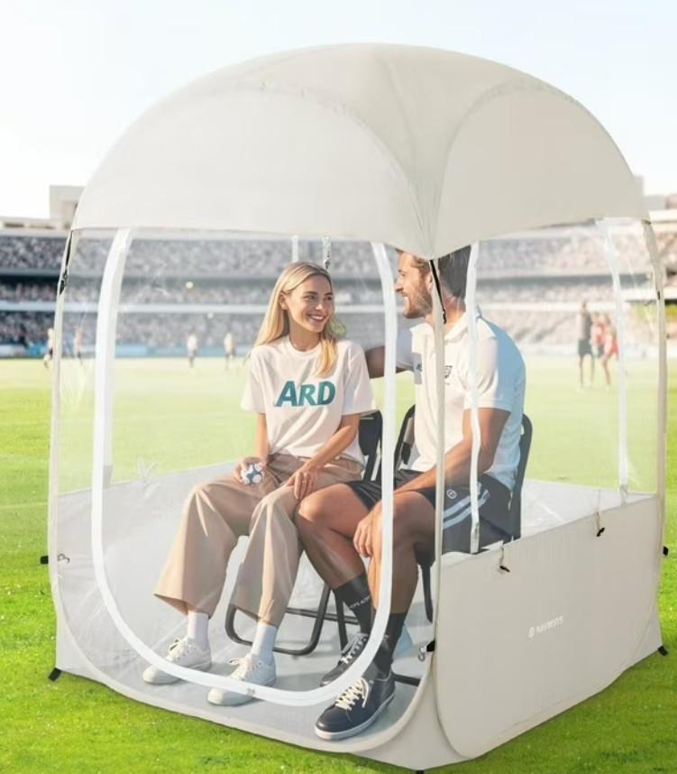 Sports Tent, Instant Weather Proof Clear View Bubble Tent with Carry Bag, Portable & Foldable Pop Up Tents Shelter for Watching Sports Events, Camping, Fishing