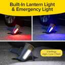 Star Patrol Mega-Bright Rechargeable Spotlight, AS SEEN ON TV, Tactical & Emergency Flashlight, 10 Modes, Turbo Boost Up to 100%, Built-in Kickstand & Phone Charger, for Camping, Emergencies, Walking