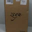 zeyu Black Outdoor Post Lights, 22 Inch Pole Lights Outdoor, Lamp Posts Outdoor Lighting for Patio Pathway, Die-Cast Aluminum with Seeded Glass Shade, ZW105P-M BK (Black - No Function)