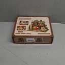 DIY Miniature House Kit with LED Lights, Fairy Garden Wooden Mini House Building Kit for Adults & Teens, Creative Crafts for Women, Friends & Hobbyists