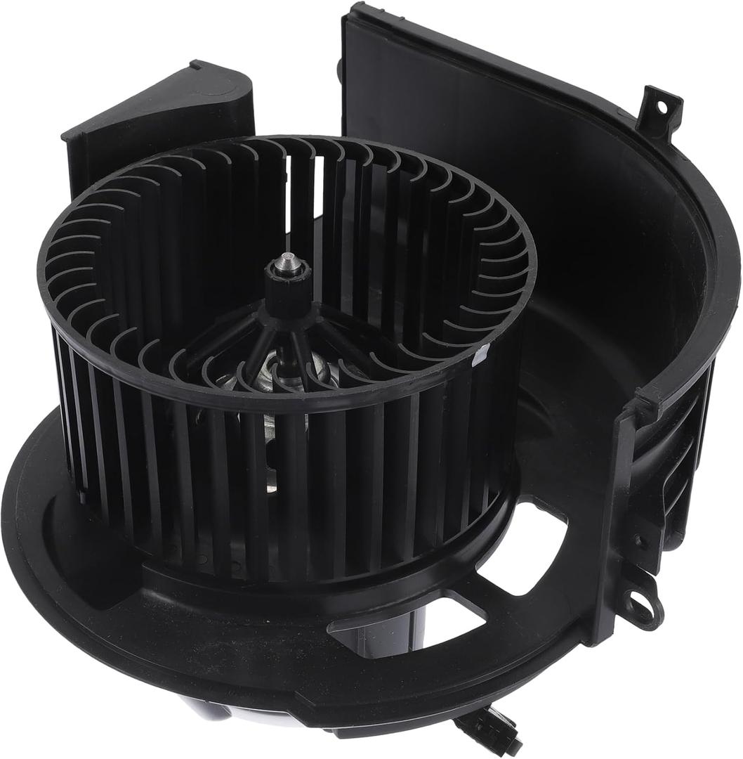 HVAC Blower Motor Assembly, No.64116971108 for BMW X5 E70 Sport Utility 2007-2013 Metal Plastic Black, 1 Pc