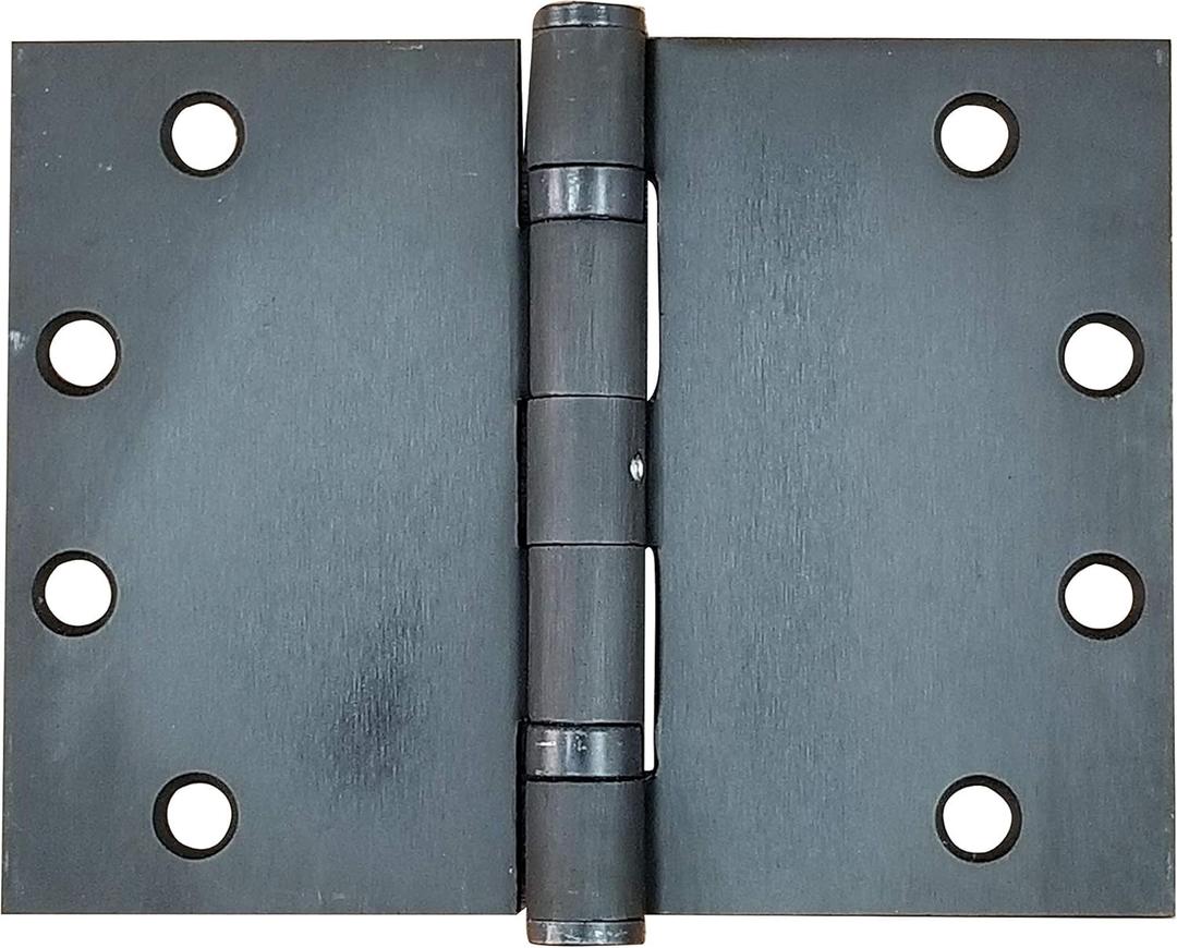 Hinge Outlet Wide Throw Hinge with 180 Degree Clearance - 4.5 Inch x 6 Inch Heavy Duty, Rust Resistant - Ball Bearing Design (Oil Rubbed Bronze, 2 Pack)