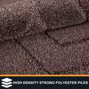 PURRUGS Dirt Trapping Door Mat 20" x 31.5", Non-Slip Machine Washable Entry Rug, Dog Doormat, Indoor Front Door Mat, Super Absorbent Entryway Rug for Muddy Shoes & Paws, Brown