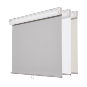 Persilux Cordless Window Blinds Blackout Roller Shades UV Protection Energy Saving Thermal Insulated Window Shades for Home and Office, Easy to Install (39" W x 72" H, Light Grey)