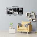 BWSPACE Inspirational Wall Art Motivational Quotes Success Wall Art Decor for Bedroom Office Living Room Stretched and Framed Ready to Hang (36"W x 16"H)