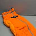 Lelepet Warm Dog Winter Coat Cold Weather Jacket Windproof Reflective Turtleneck Vest with Plush Neckline D-Ring for Leash Thick Fleece Lining Jacket Pet Apparel for Small Medium Large Dogs,xx-large (Orange)