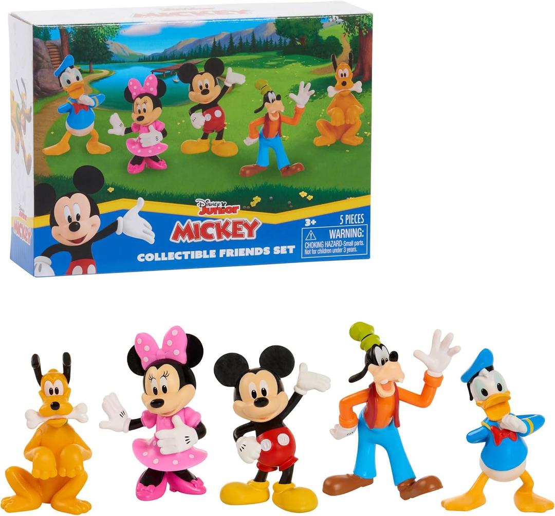 Mickey Mouse Collectible Figure Set, 5 Pack, Kids Toys for Ages 3 Up by Just Play