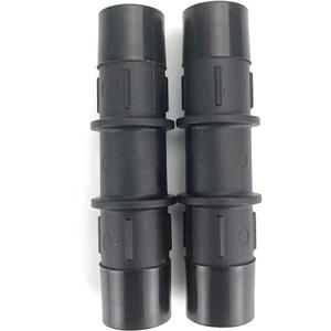 Heater Hose Connector 5/8"X 5/8" Hose Barb Glass Filled Nylon PA66-GF33 Straight Fittings for Heat/Coolant Vacuum line and Rubber Hose Black Air/Fuel/Water (Pack of 2)