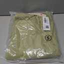 Dokotoo Womens Corduroy Button Down Shirts Boyfriend Long Sleeve Oversized Blouses Tops (Green, S)