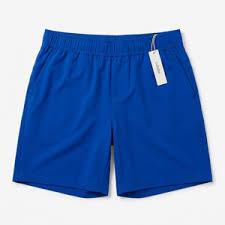 ODODOS Men's Athletic Shorts with Pockets 5" Quick Dry Lightweight Workout Gym Running Shorts, Royal Blue, Medium
