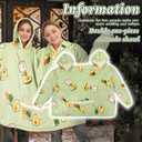 Couples Hoodies Pajamas Oversized Two Person Hoodie Couple Matching Onesies Flannel Blanket Clothes for Anniversary