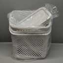Rolling Laundry Basket Reinforced Clothes Storage Organizer with 4 Wheels for Home Kitchen Bathroom (3 Steps)