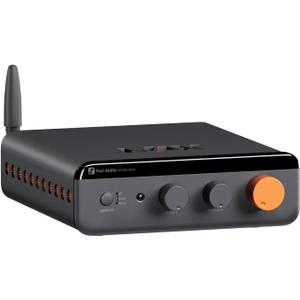 Fosi Audio BT20A MAX Stereo Power Amplifier, 300W x 2 Hi-Fi Audio Amp with PFFB Technology, LDAC Bluetooth 6.0, Dual Independent Power Supply, Remote Control, Perfect for 2.1 Systems & Home Audio