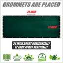 ColourTree Plus Extra Heavy Duty Fence Screen Privacy Screen - Commercial Grade 220 GSM - Heavy Duty - (8' x 50', Green Plus)