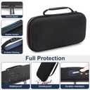EEEKit Carrying Case Accessories Compatible with Nintendo Switch 2, Portable Travel Game Bag with Clear Protective Cover, HD Screen Protector, 6 Thumb Stick Caps