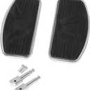 Motorcycle Rear Passenger Floorboard 360 Degrees Angle Foot Rest Pegs For Harley Sportster 883 1200 Dyna (Chrome)