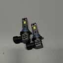 RCJ 9006/HB4 Fog Light Bulbs, 35000LM 6000K Cool White with Fan, Plug-N-Play, Pack of 2