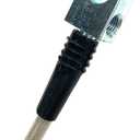 The Stop Shop Universal Rear Braided SS Brake Hose, 19" Long with mouting block