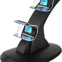 PS5 Controller Charger Station Dual Controller Charging Stand for PlayStation 5, IC Protection, Fast Charging Docking Station with Type-C Charging Cable