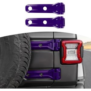 RT-TCZ for Jeep JL Tailgate Hinge Cover Trim Decals Purple for Jeep Wrangler JL JLU 2018 up Purple Exterior Accessories 2pcs