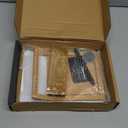 Desktop Glass Whiteboard with Reversible Wood Stand, Small White Board, Mini Dry Erase Whiteboard Easel for Desk, Reusable Desk Notepad 9.5"x6.7" for Home, Office, Accessories Included, Yeoux