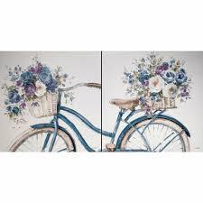 2 Piece Embellished Canvas Set 24"×24" 