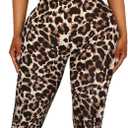 Women's Halter Bodycon Black Jumpsuits - One Piece Backless Leopard Summer Casual Workout Club Pants Rompers Outfits Catsuits (XL)