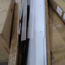 Full Size Murphy Bed Wall Bed with Sofa and Storage Shelves, White